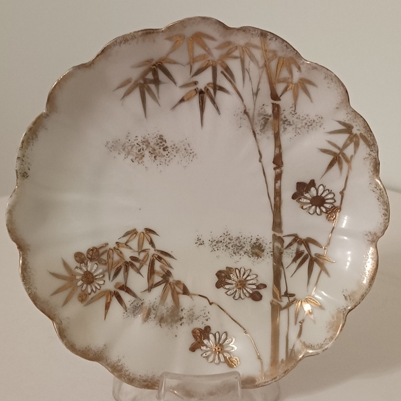 Vintage Demitasse Delicate Handpainted Teacup and Saucer - Picture 3 of 10